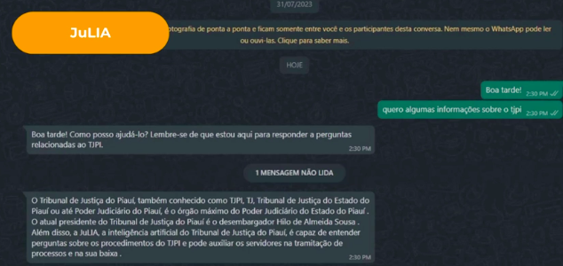 TJ-PI lança JuLIA