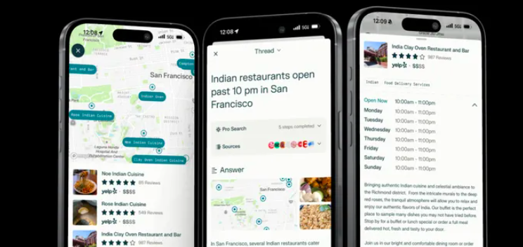Perplexity integra dados do Yelp para aprimorar seu chatbot