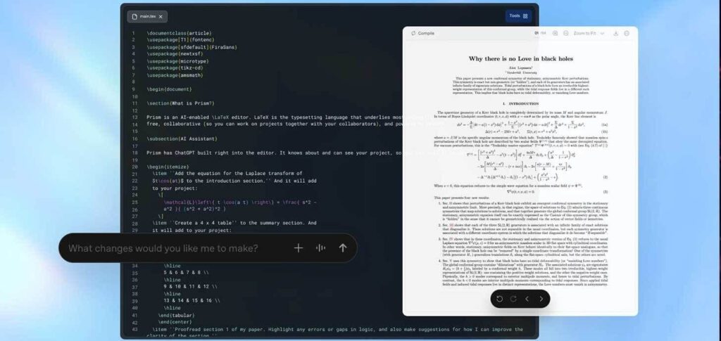 Prism: OpenAI lança ferramenta gratuita para escrita científica com IA integrada