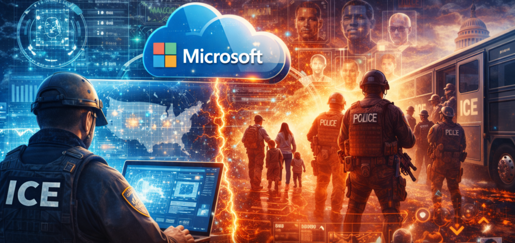 ICE amplia uso de tecnologia da Microsoft em ofensiva contra imigrantes nos EUA; saiba mais