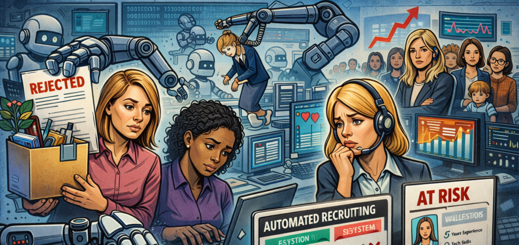 Mulheres na tecnologia e no setor financeiro correm maior risco de perda de empregos por causa da IA