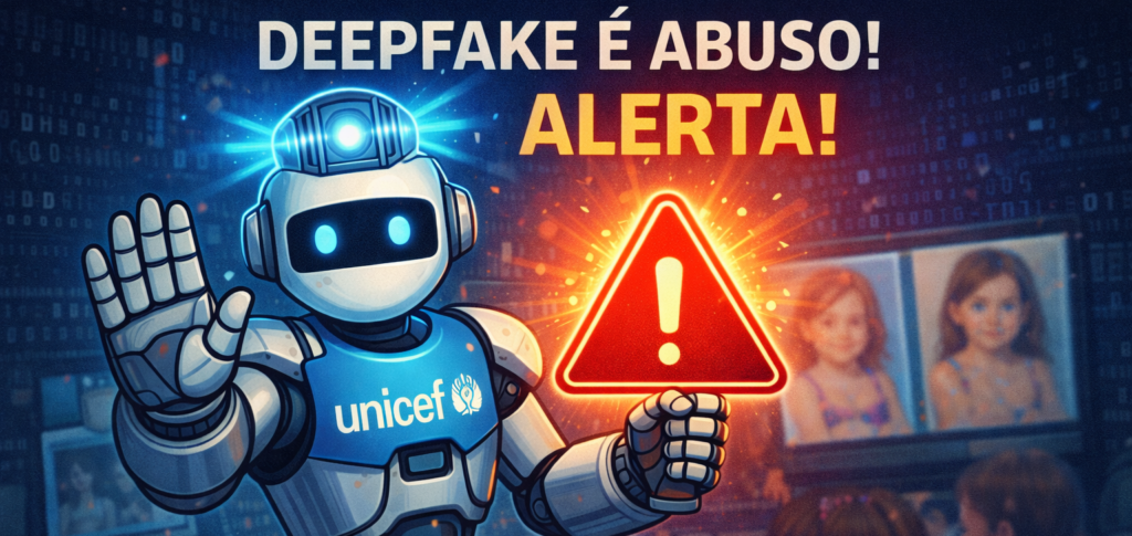 “Deepfake é abuso”: UNICEF alerta para o uso de IA em imagens sexuais de crianças