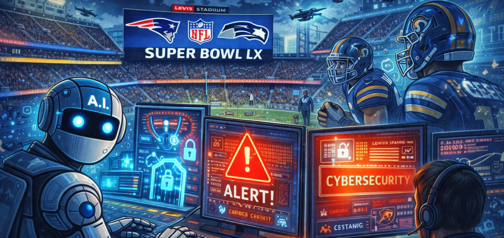 Super Bowl vira campo de teste global para defesa cibernética contra ameaças impulsionadas por IA