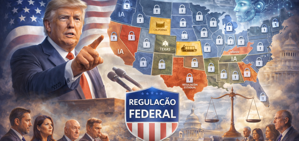 Trump propõe barrar leis estaduais sobre IA e reacende debate sobre regulação nos EUA